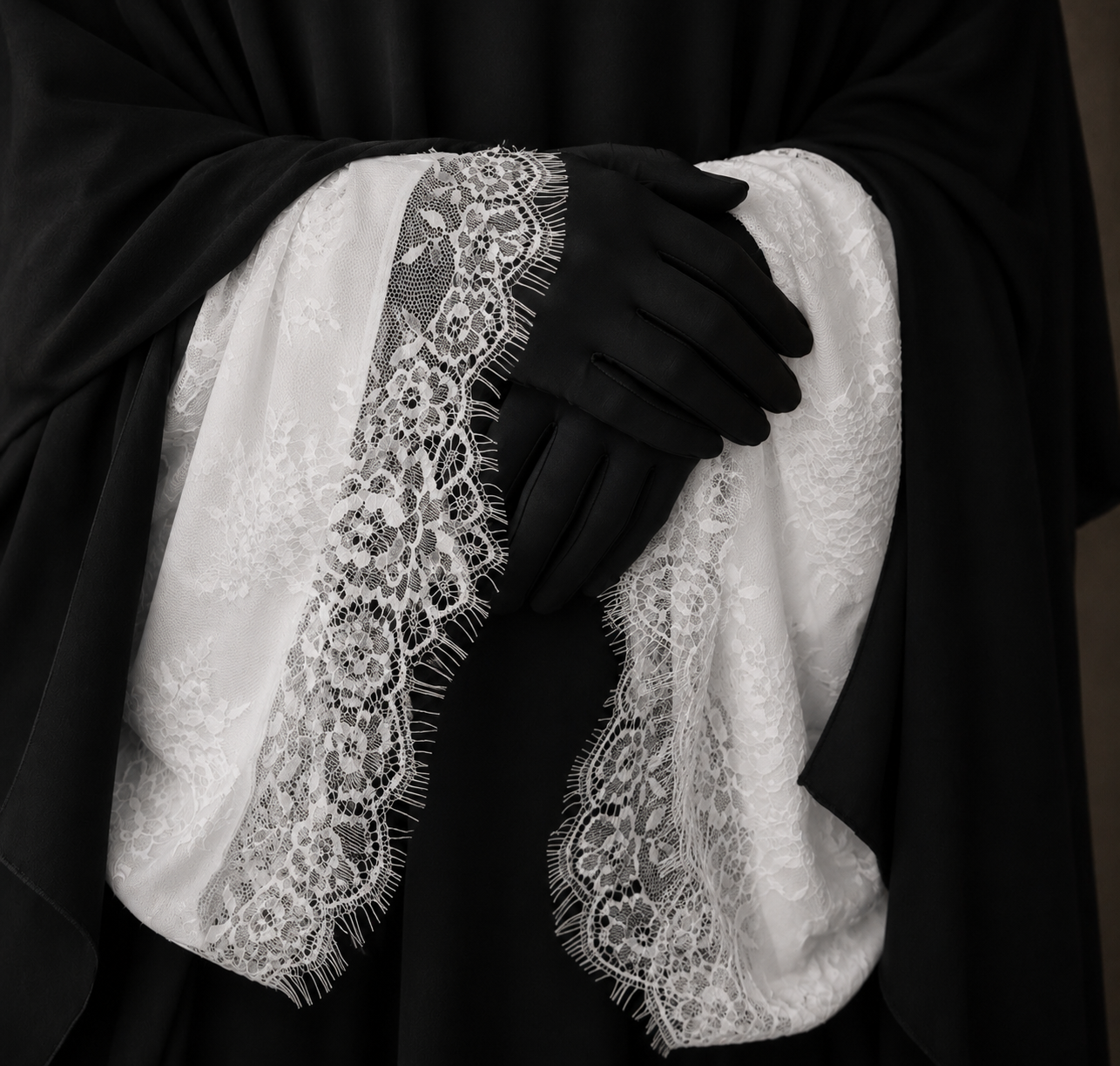 Lula Abaya + Saudi Chiffon Hijab