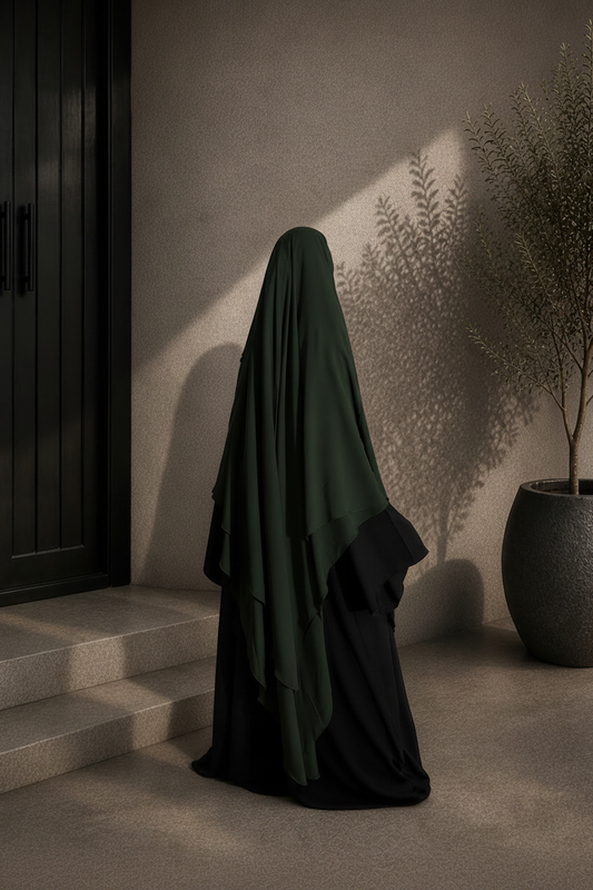 Zahra Khimar - Forest Green